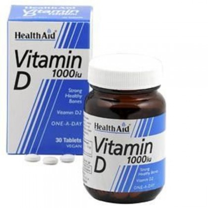 HEALTH AID Vitamin D3 1000i 30 Κάψουλες